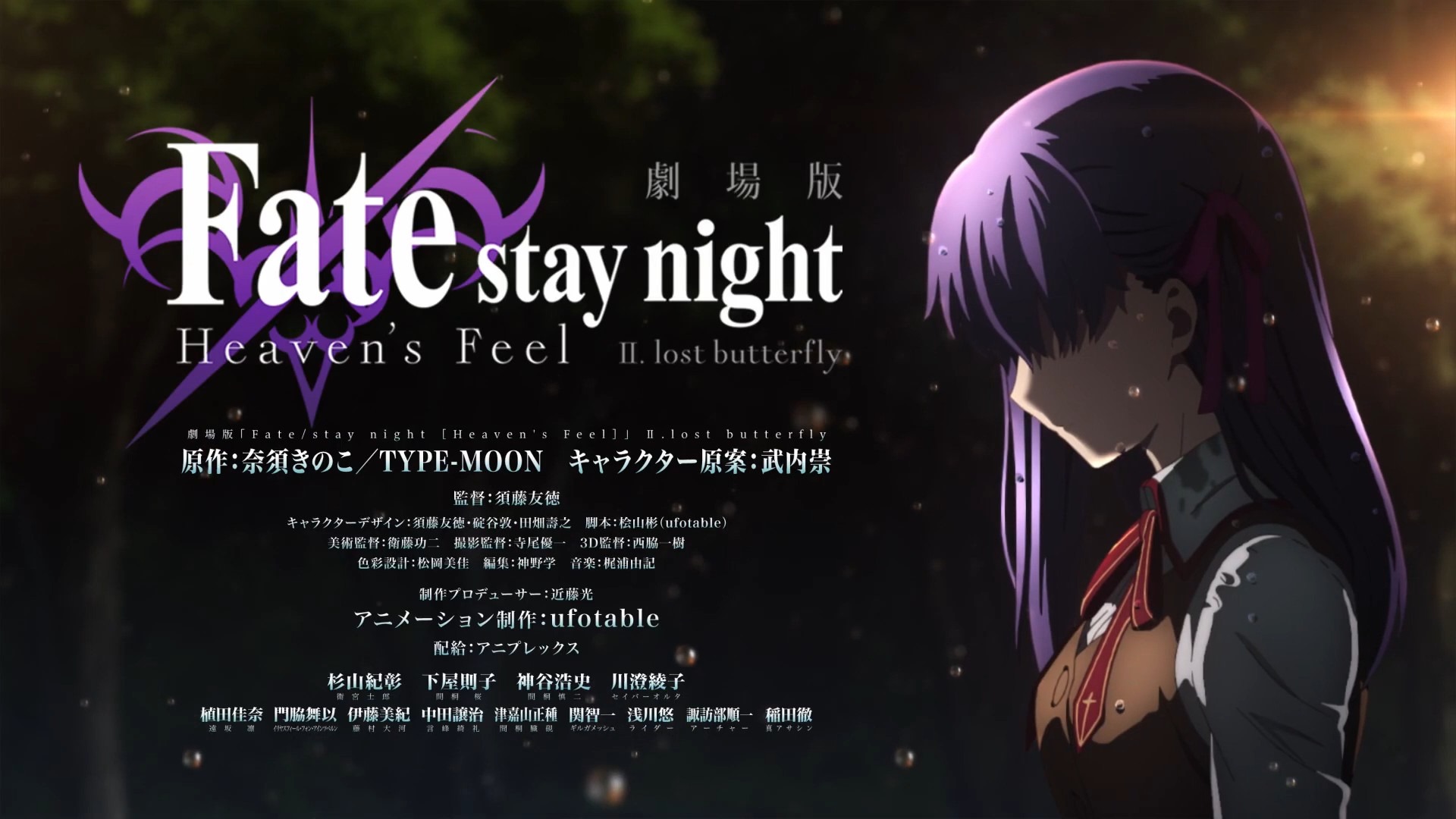 Ii feeling. Heaven's feel II Lost Butterfly. Stay Night: Heaven's feel - Lost Butterfly. Fate Butterfly. Fate/stay Night Heaven's feel II Lost Butterfly.