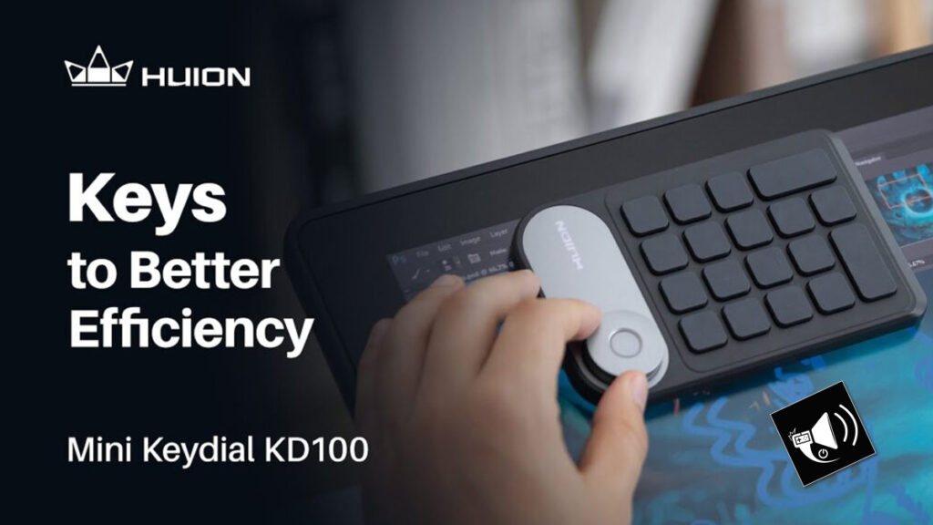 Review Mini Keydial KD100 de Huion, accesos directos para tu día a