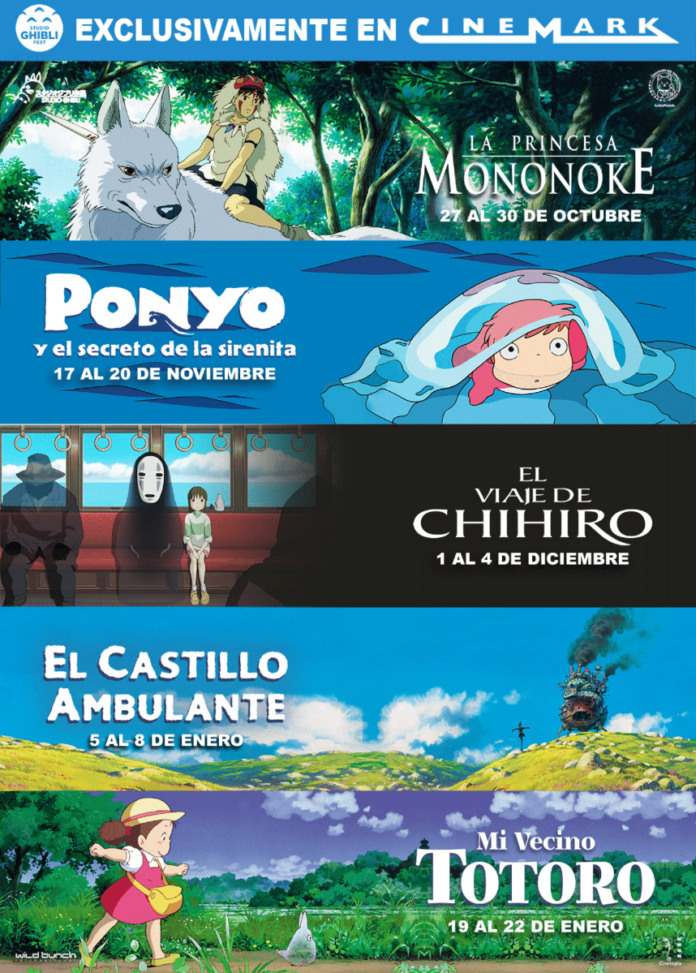 La Princesa Mononoke será la primera cinta del Studio Ghibli Fest de