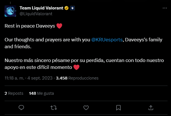 Despedida Daveeys KRÜ Esports