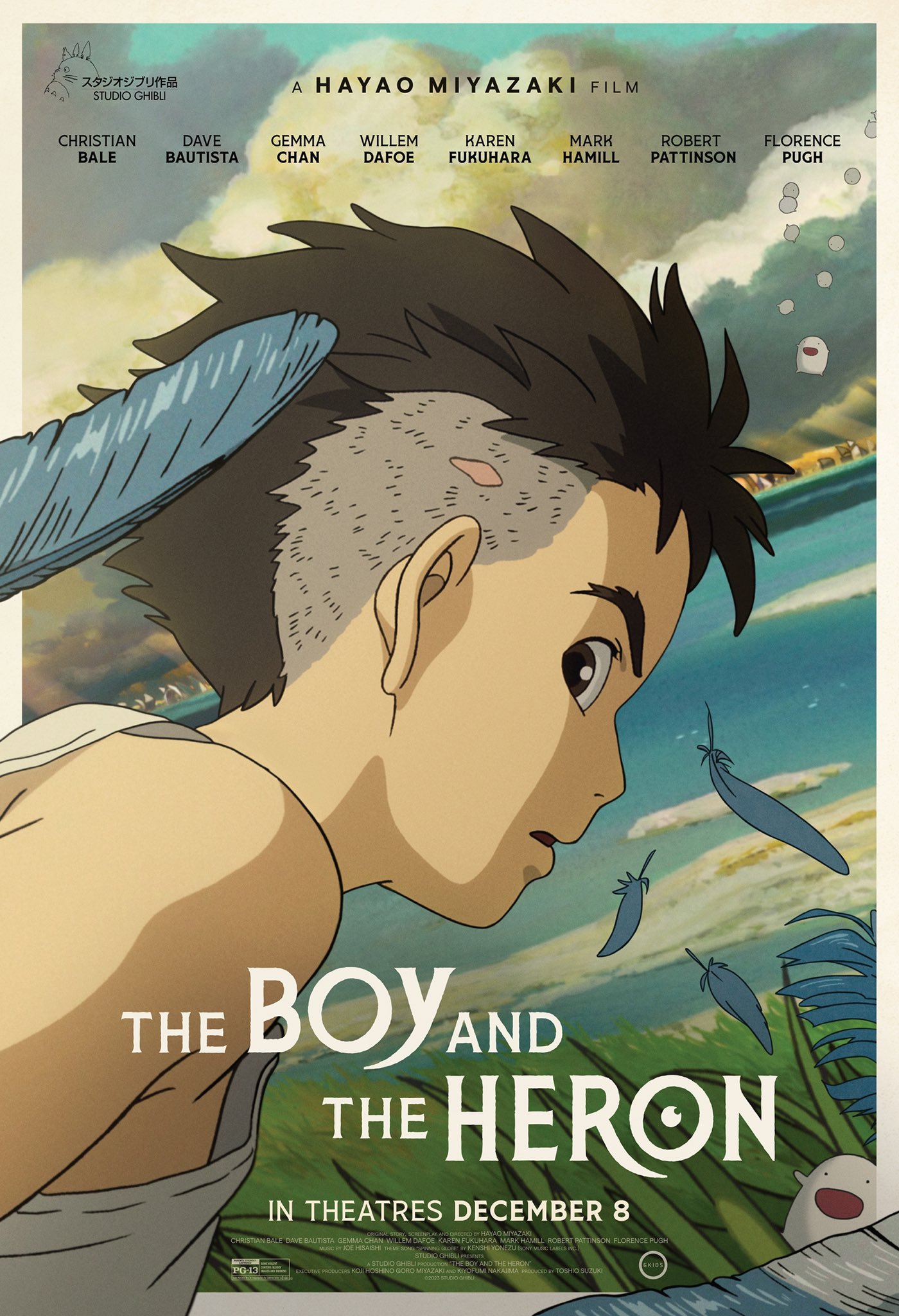 Afiche promocional The Boy and the Heron