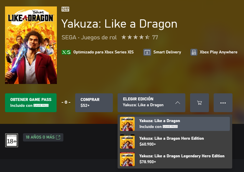 Xbox Chile: Yakuza Like a Dragon