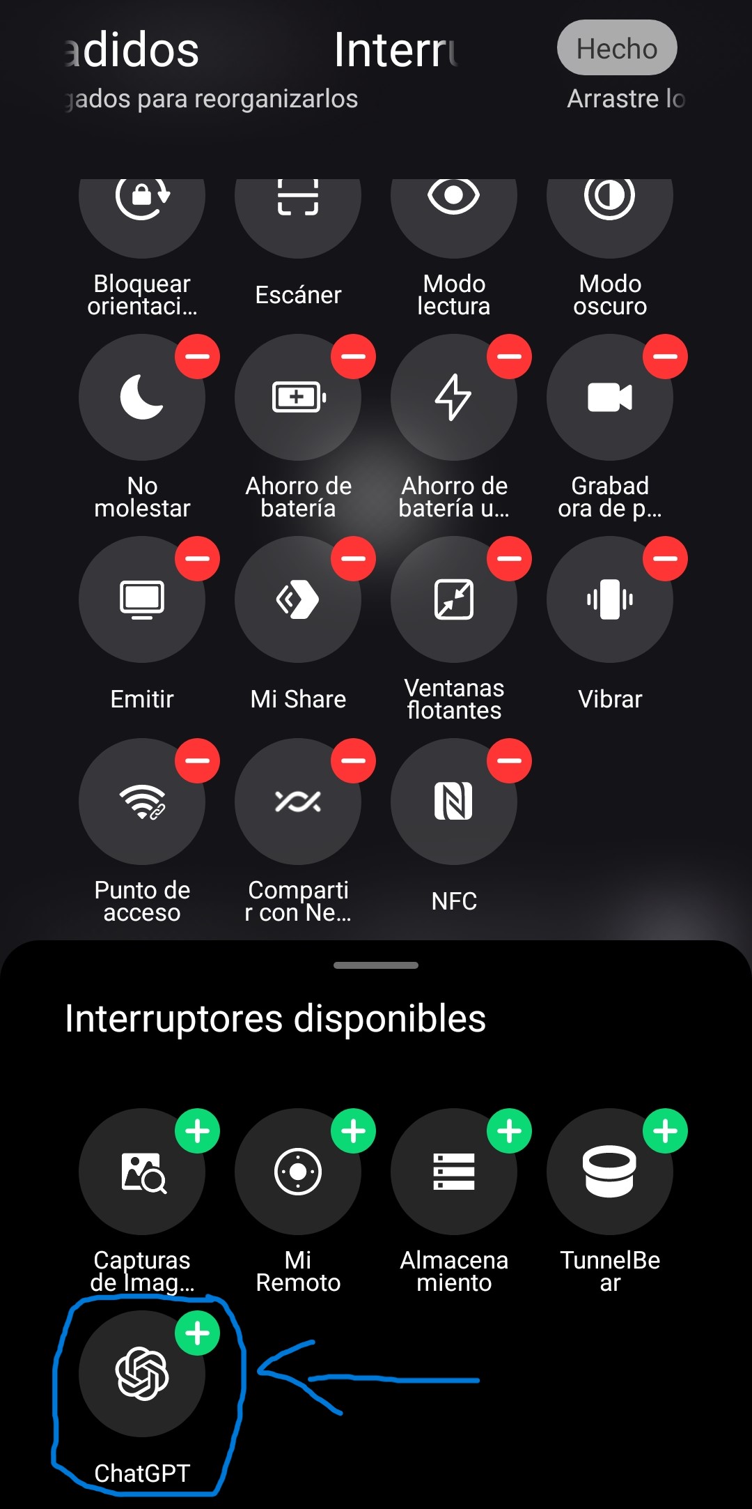 ChatGPT Xiaomi: Interruptor