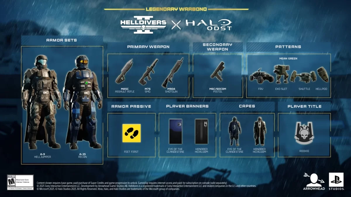 Helldivers 2 x Halo ODST
