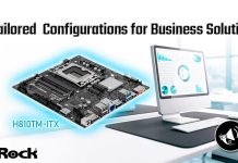 ASRock lanza su nueva H810TM-ITX, motherboard para negocios e integradores