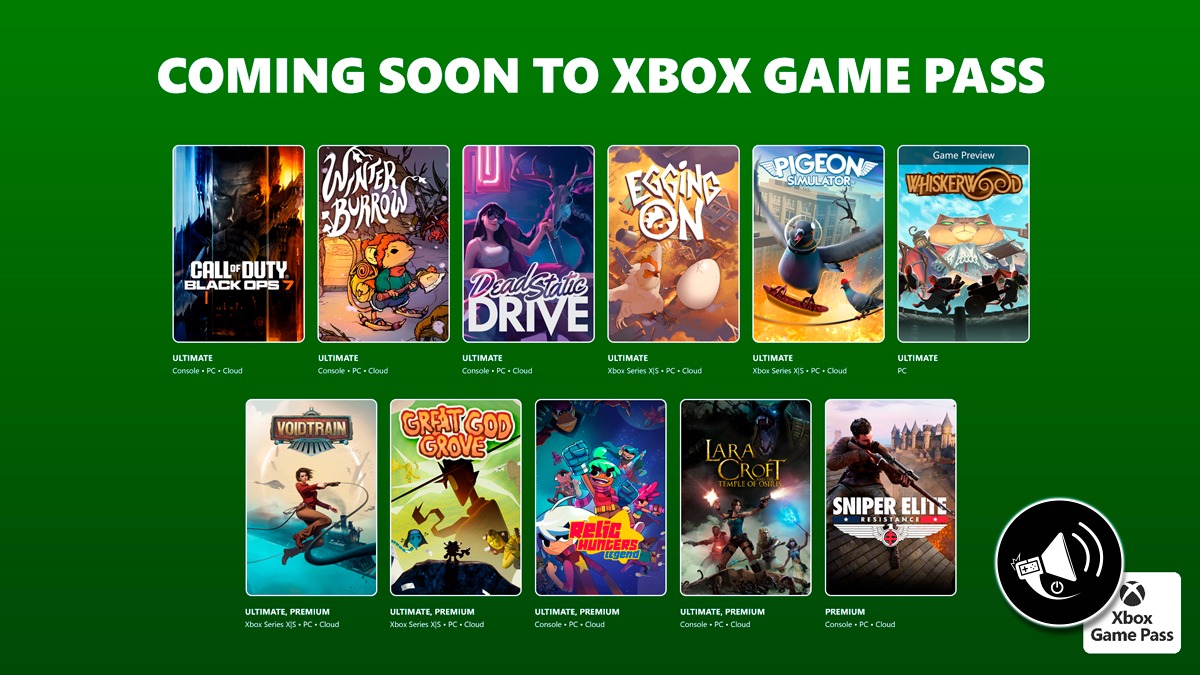 Banner noticia Xbox Game Pass Noviembre 2025