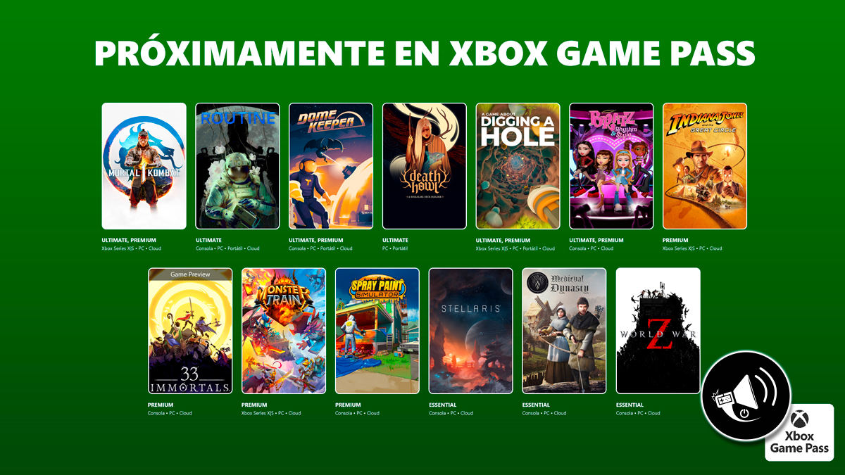 Banner noticia Xbox Game PAss diciembre 2025