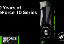 NVIDIA celebra los 10 años de la serie GeForce GTX 10