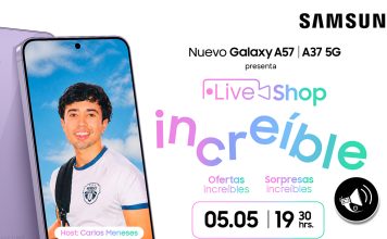 Samsung realizará hoy su live commerce en Chile enfocado en la serie Galaxy A