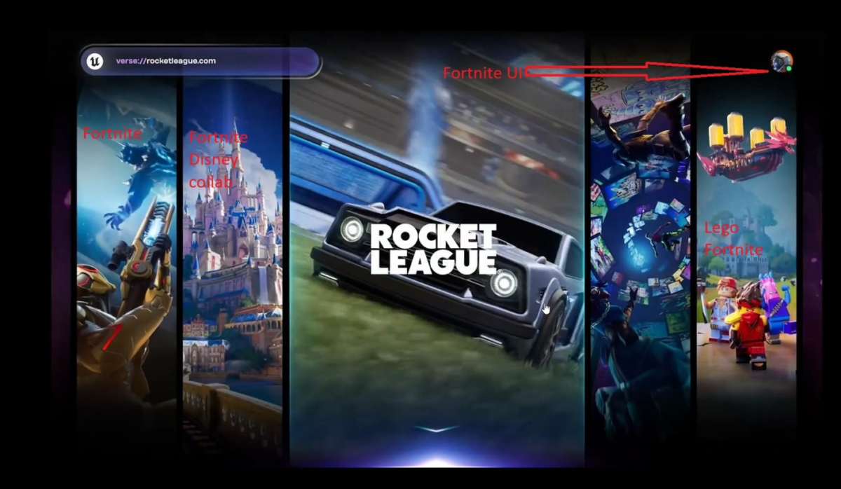 Rocket LEague Fortnite