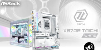 ASRock estrena su nueva motherboard X870E Taichi White