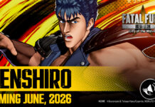 Kenshiro llegará este mes a Fatal Fury: City of the Wolves