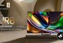 Hisense trae su nueva serie de televisores UR8 con RGB MiniLED a Chile Hisense UR8 RGB MiniLED