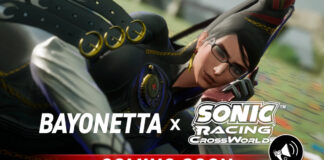 Bayonetta llegará a Sonic Racing: CrossWorlds en su año Dos